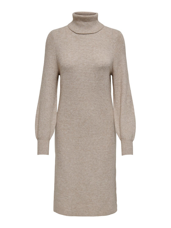ONLY ONLY Strickkleid 15309197 Beige Comfort Fit