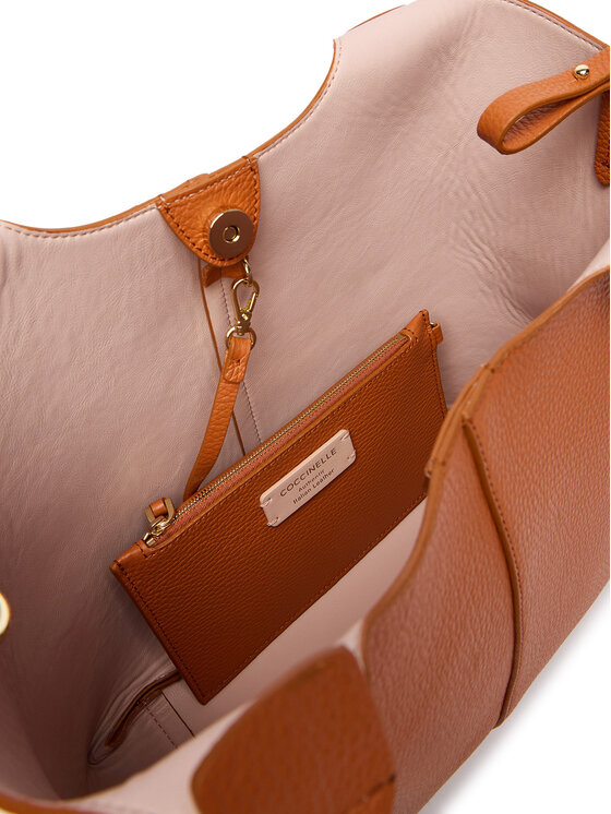 Coccinelle Coccinelle Дамска чанта SHA Coccinelle C-Easy E1 SHA 11 02 01 Кафяв