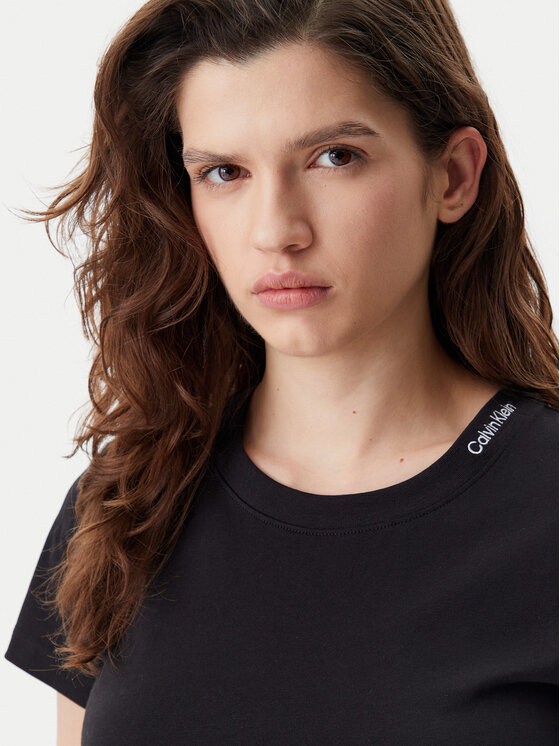 Calvin Klein Jeans Calvin Klein Jeans Póló Logo J20J225540 Fekete Regular Fit