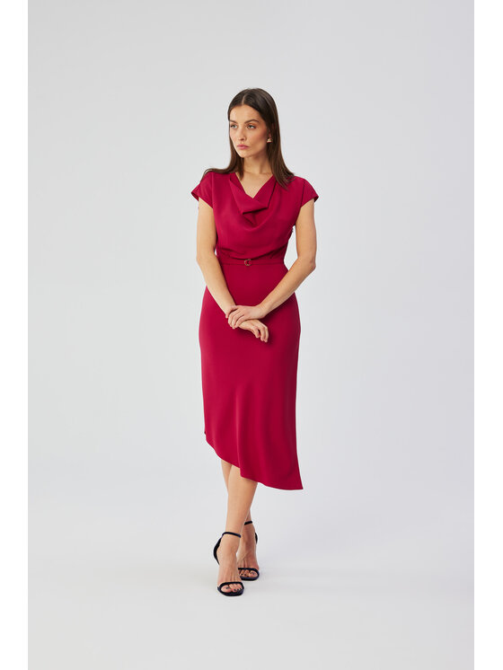 Stylove Stylove Večerní šaty S362 Červená Comfortable Fit