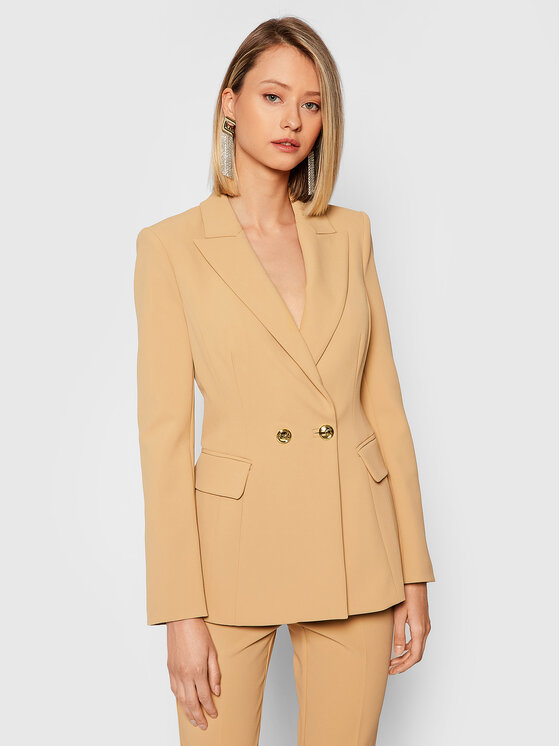 Giacca da abito GI-971-16E2-V480 Marrone Slim Fit