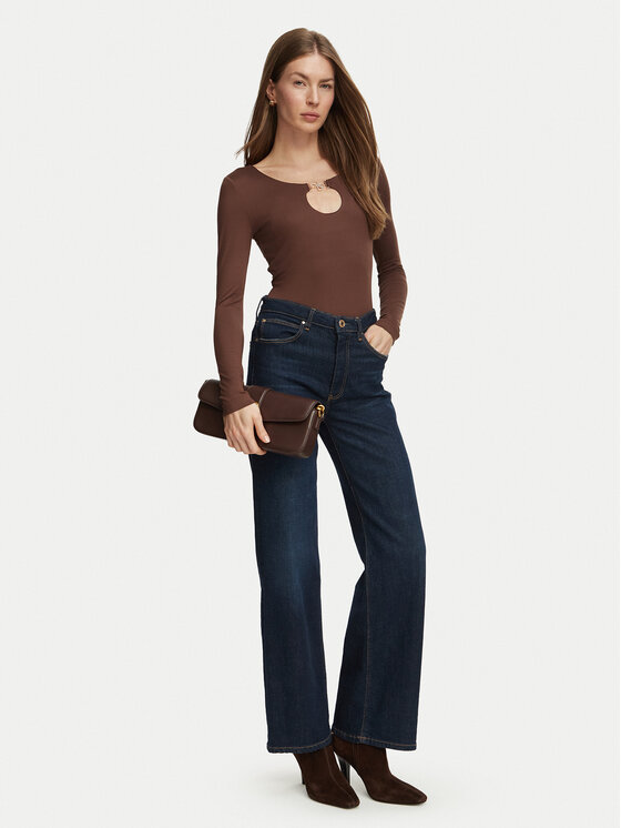 Guess Guess Särkpluus W6BP27 K6288 Pruun Slim Fit