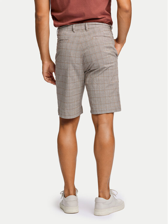 Lindbergh Lindbergh Szorty materiałowe 30-505024 Beżowy Wide Fit