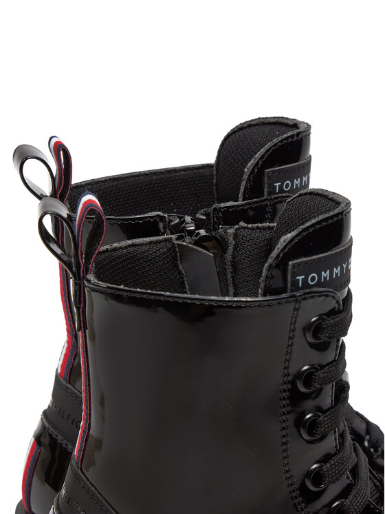 Tommy Hilfiger Tommy Hilfiger Čizme T4A5-33588-0775 M Crna
