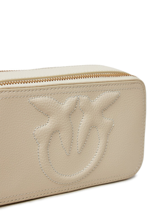PINKO PINKO Borsetta Pelle Bottalata 103799 Écru