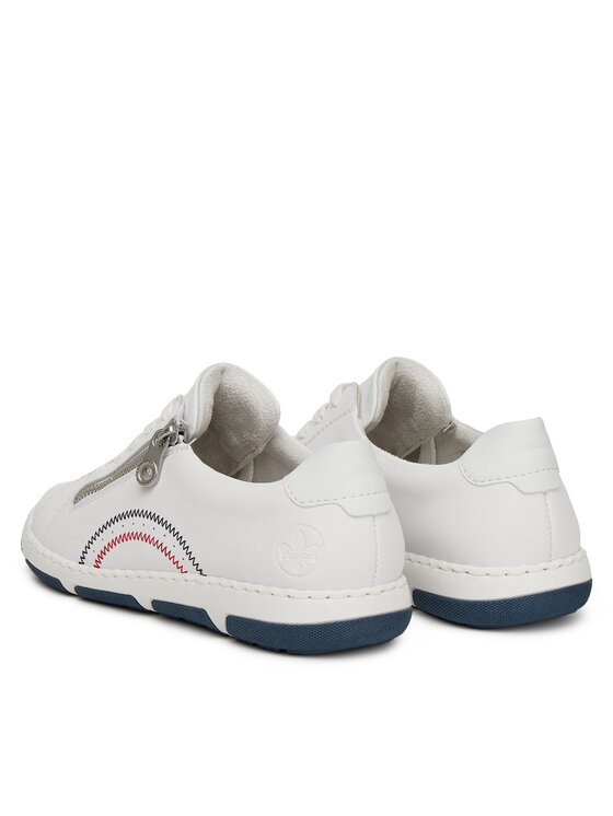 Rieker Rieker Sneakersy 42424-80 Biały