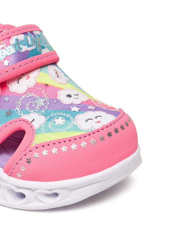 Skechers Skechers Basutės Heart Lights Sandals-Cutie Clouds 302977N/HPMT Rožinė