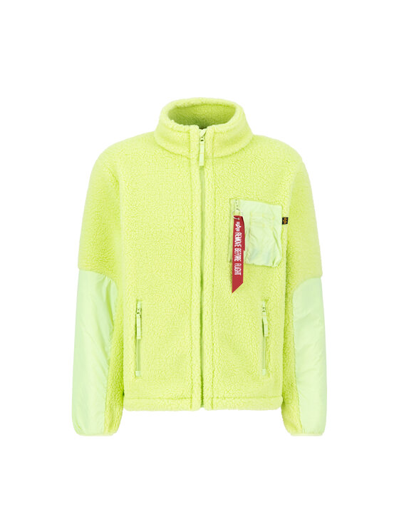 Alpha Industries Alpha Industries Kurtka outdoor Sherpa Zip-Jacket Żółty Regular Fit