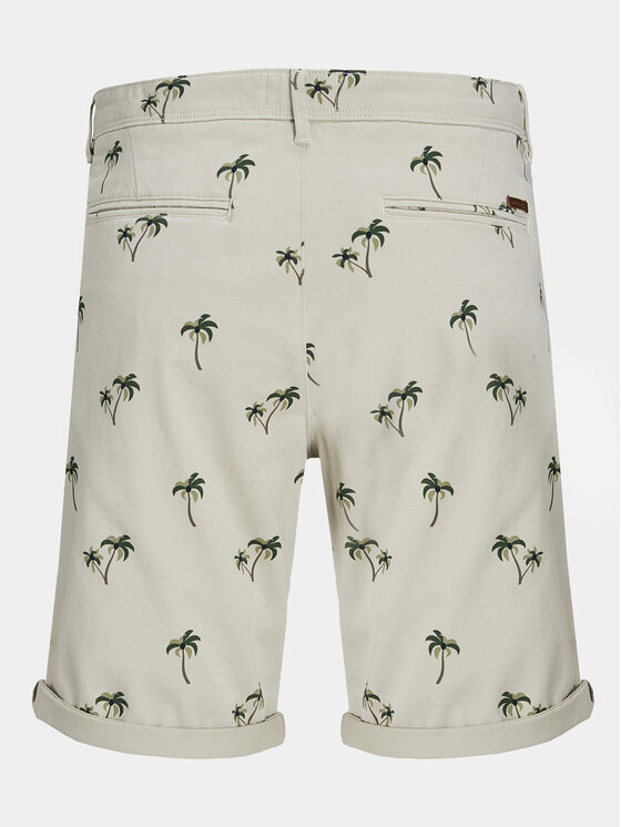 Jack & Jones Jack & Jones Medžiaginiai šortai Bowie 12230336 Smėlio Regular Fit