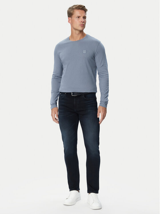 BOSS BOSS Longsleeve Tacs 50512111 Голубий Regular Fit