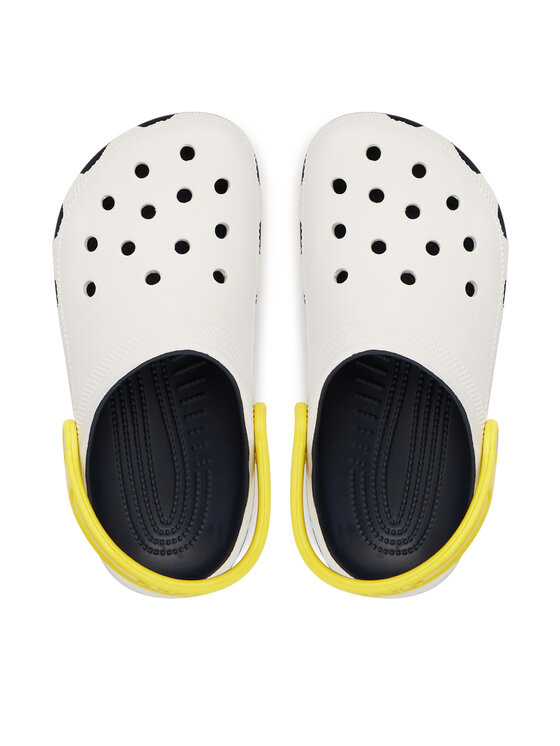 Crocs Crocs Klapki Retro Sport Classics Clog 211258 Biały