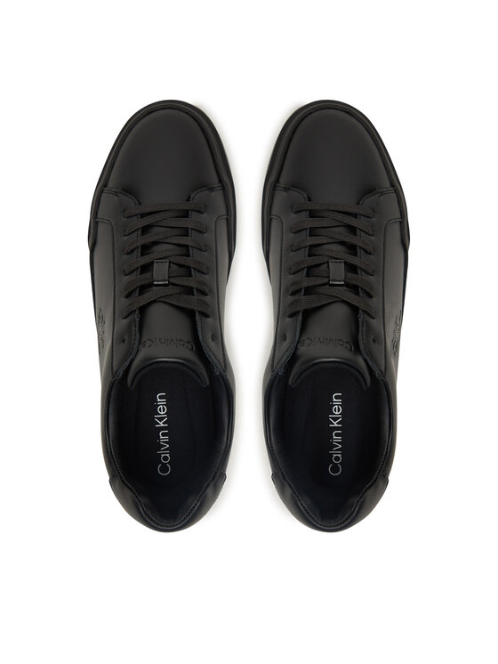 Calvin Klein Calvin Klein Laisvalaikio batai Chunky Cupsole Laceup Lth YM0YM01344 Juoda