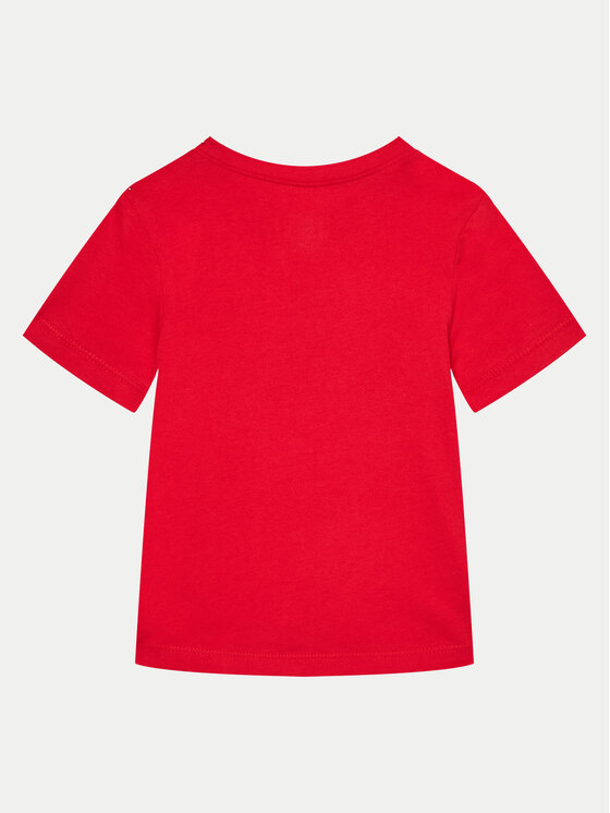Gap Gap Majica 459557-05 Rdeča Regular Fit