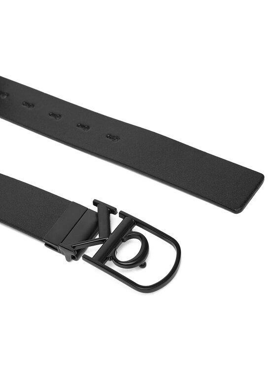 Calvin Klein Calvin Klein Cintura da uomo Curve Monogram Buckle 32Mm Rev LV04D7021G Nero