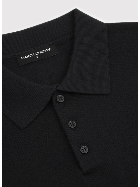Pako Lorente Pako Lorente Polo P26SF-TX-010 Czarny Classic Fit