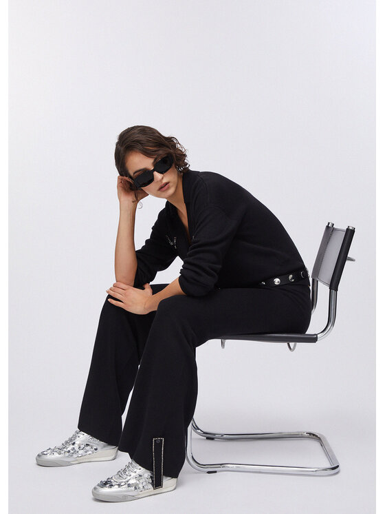 Liu Jo Liu Jo Pantaloni di tessuto TA6047MS59L22222 Nero Regular Fit