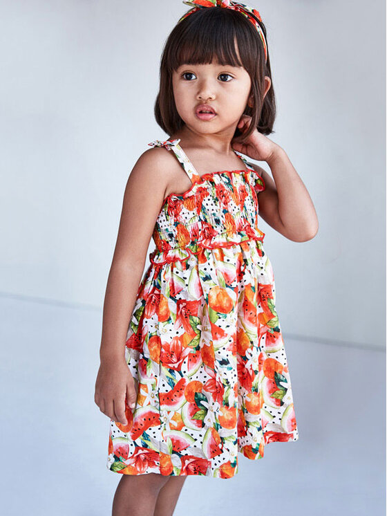 Vestito da giorno 3954 Multicolore Regular Fit