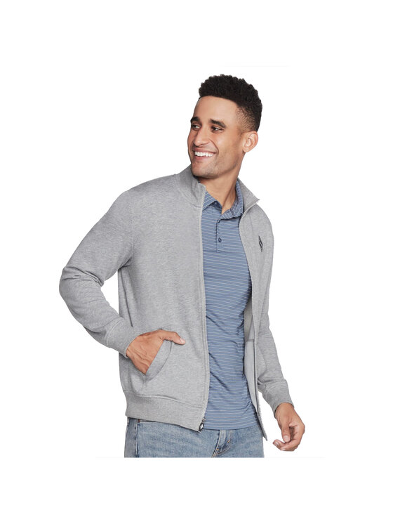Skechers Skechers Bluza Skechers The Hoodless Hoodie Szary Regular Fit