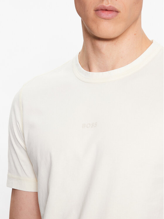 BOSS Boss T-shirt Tokks 50477433 Écru Regular Fit