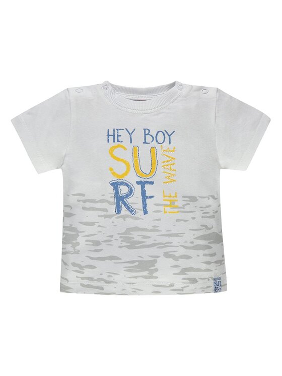 Kanz Kanz T-Shirt 1832581-1000 Biały Basic Fit