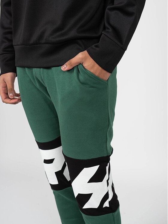 John Richmond John Richmond Kalhoty z materiálu UMA22088PA Zelená Regular Fit