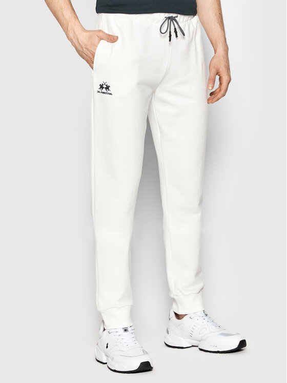 La Martina La Martina Спортивні штани CCMT03 FP109 Білий Regular Fit