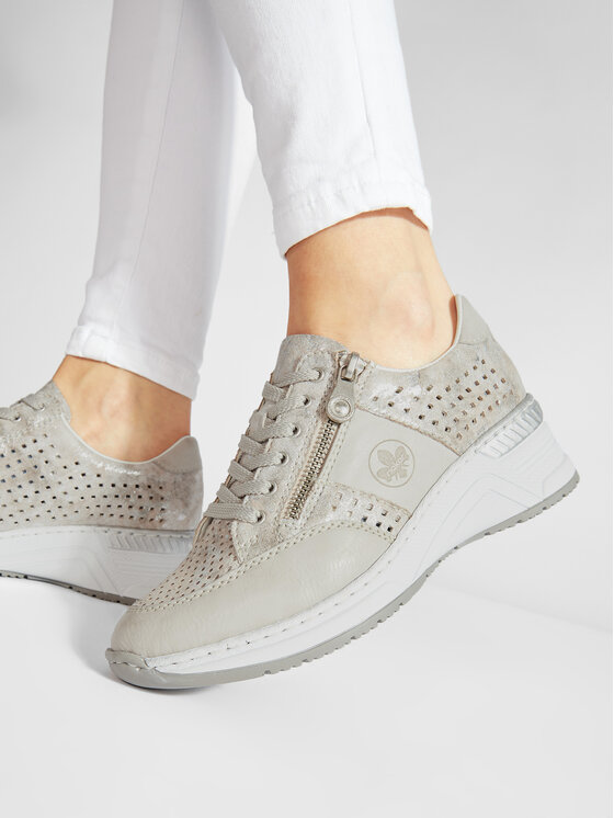 Rieker Rieker Sneakers N4327-80 Argento