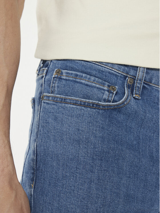 Calvin Klein Calvin Klein Szorty jeansowe K10K112941 Niebieski Slim Fit