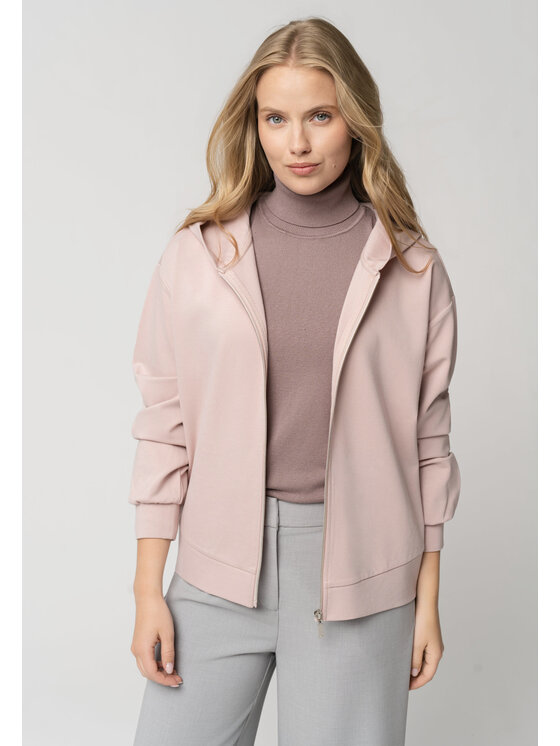 Volcano Volcano Bluza B-CASSI Różowy jasny Regular Fit
