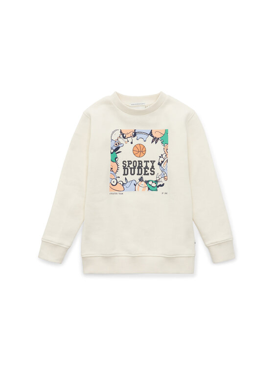 Tom Tailor Tom Tailor Felpa 1037581 Écru Regular Fit