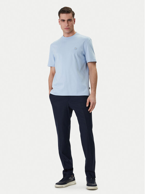 BOSS BOSS Тишърт C-Taut 01 50555844 Светлосиньо Regular Fit
