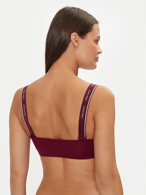 Calvin Klein Swimwear Calvin Klein Swimwear Vrchný diel bikín KW0KW02731 Bordová