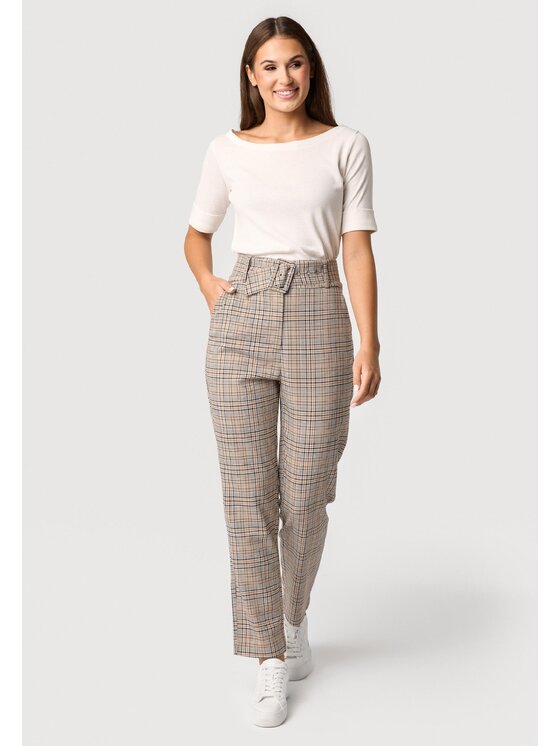 QUIOSQUE QUIOSQUE Dámske nohavice Quiosque 3VF004123 Béžová Regular Fit