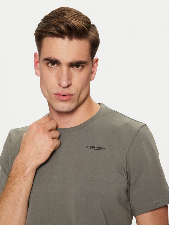 G-Star Raw G-Star Raw T-Shirt Base D19070 1260 Szary Slim Fit