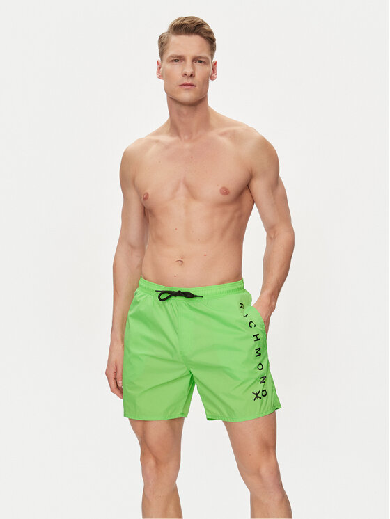 Richmond X Richmond X Pantaloncini da bagno Frecia UMP24184CO Verde Regular Fit