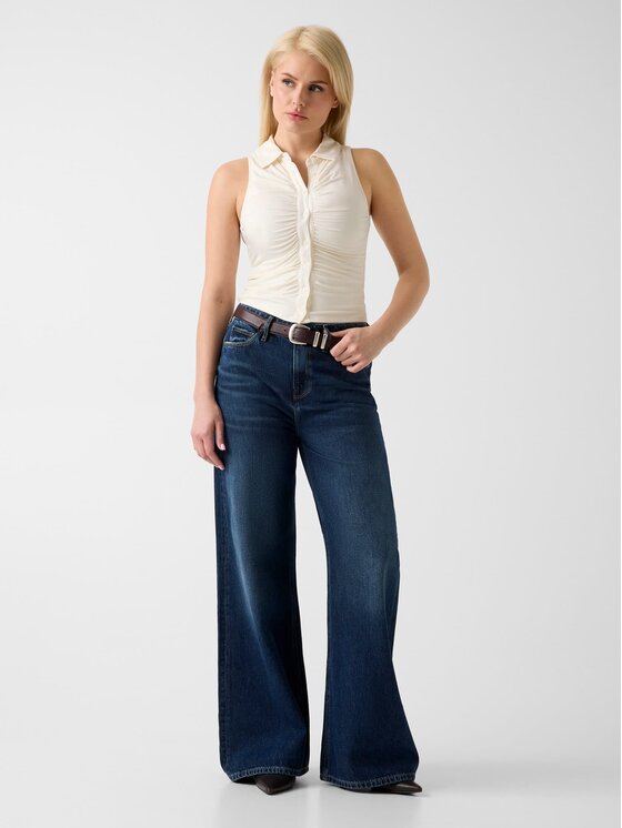 Guess Guess Top 182298 Biały Classic Fit