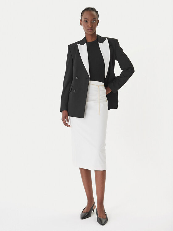 HUGO HUGO Ravno krilo Ratsa 50558168 Écru Slim Fit