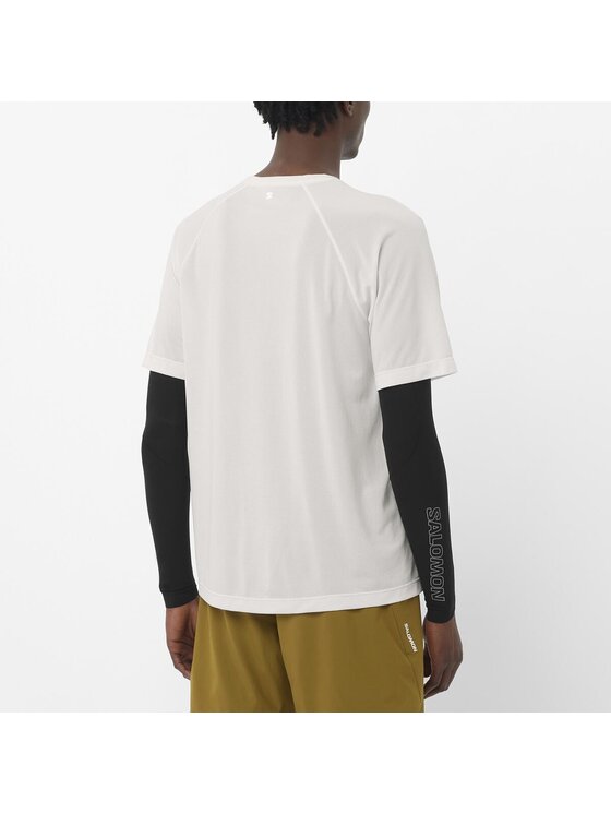 Salomon Salomon T-Shirt SHAKEout CORE SS TEE M Beżowy Regular Fit