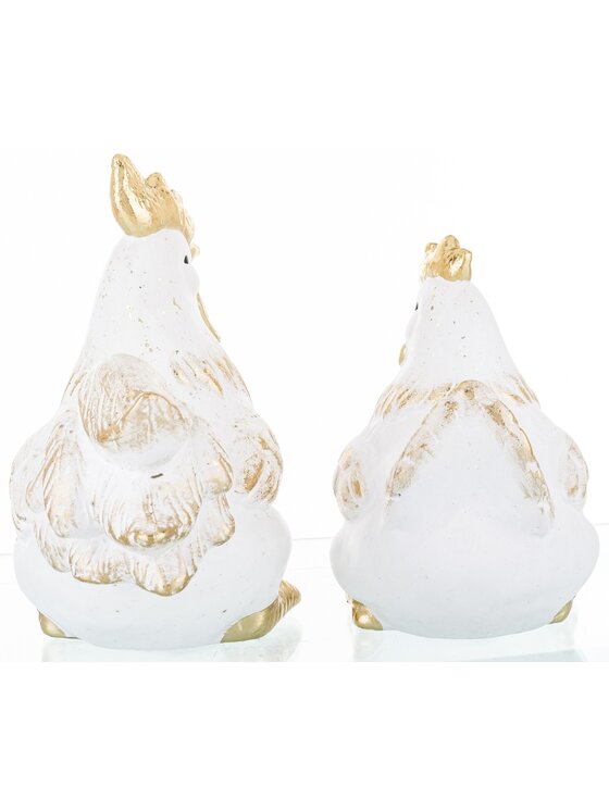 MIAhome MIAhome Figurka papuga 35,5x10x9,5 cm PAPPAGALLO biała Biały