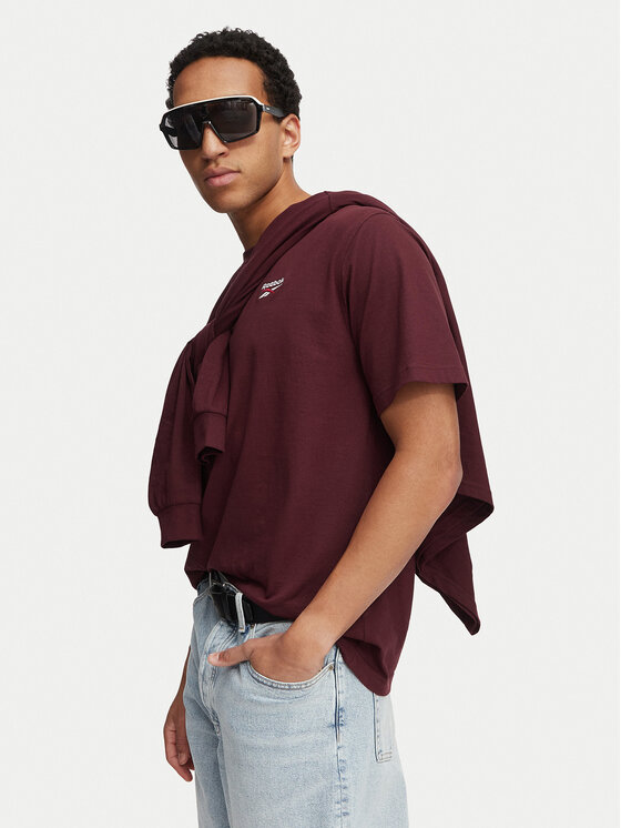 Reebok Reebok Póló Aurek RK25743CCM Bordó Regular Fit