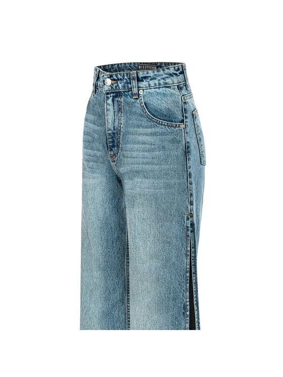 MissDenim MissDenim Jeansy Wide Leg Niebieski Wide Leg