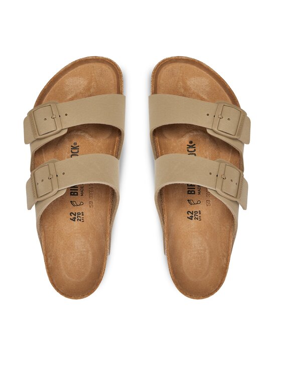 Birkenstock Birkenstock Klapki Arizona Birko-Flor 1027704 Khaki