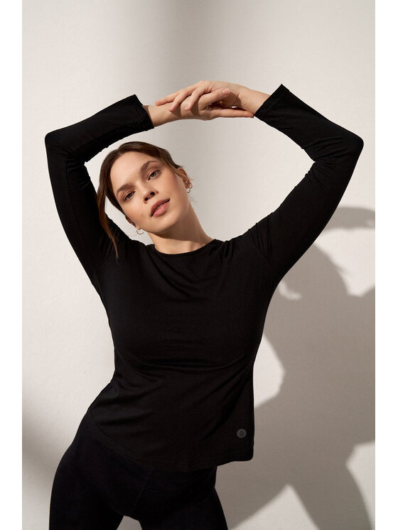 Longsleeve, rozmiar S, Czarny, ENERGY