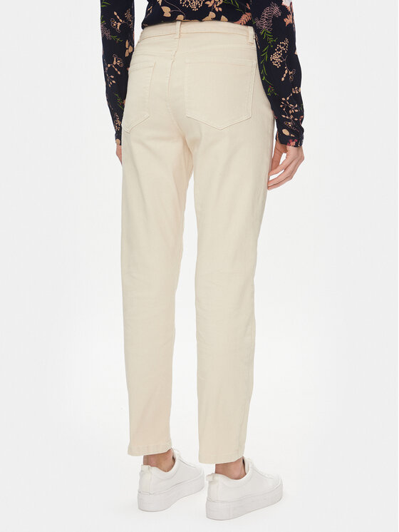 Vila Vila Jeans hlače Alice 14080816 Bež Straight Fit