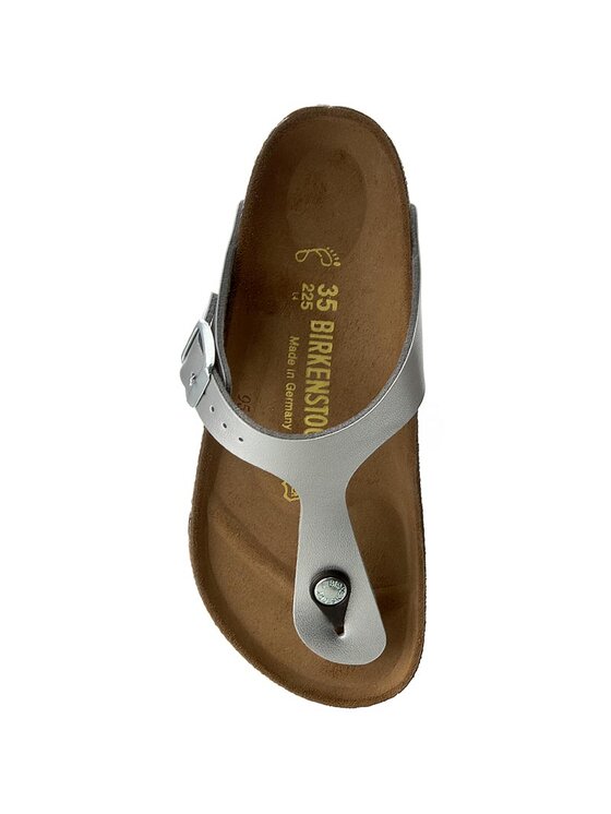 Birkenstock Birkenstock Japonki Gizeh 0043851 Srebrny