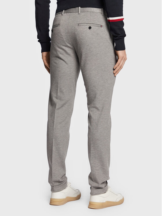 Tommy Hilfiger Tommy Hilfiger Chinos kelnes Hampton MW0MW29663 Pilka Slim Fit