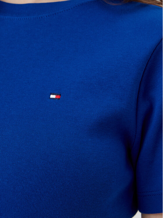 Tommy Hilfiger Tommy Hilfiger T-krekls New Cody WW0WW40587 Zils Slim Fit