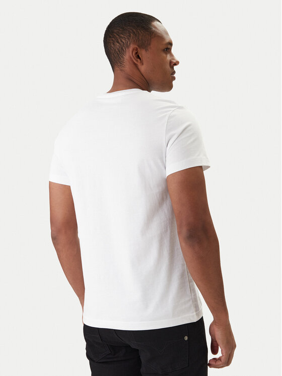 Versace Jeans Couture Versace Jeans Couture T-krekls 80GAHT00 CJ00T Balts Regular Fit