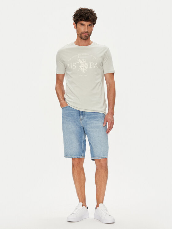 U.S. Polo Assn. U.S. Polo Assn. Tričko MUP4203 Béžová Regular Fit