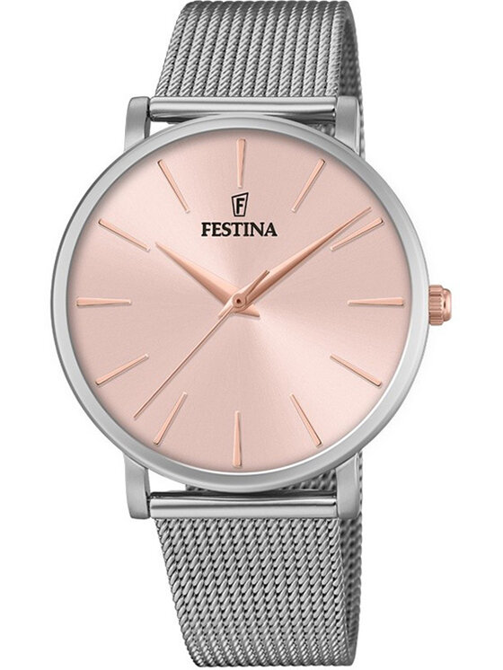 Festina Festina Zegarek F20475/2 Srebrny